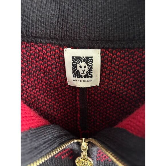 ❤️Anne Klein Buffalo Plaid Poncho - Picture 2 of 4